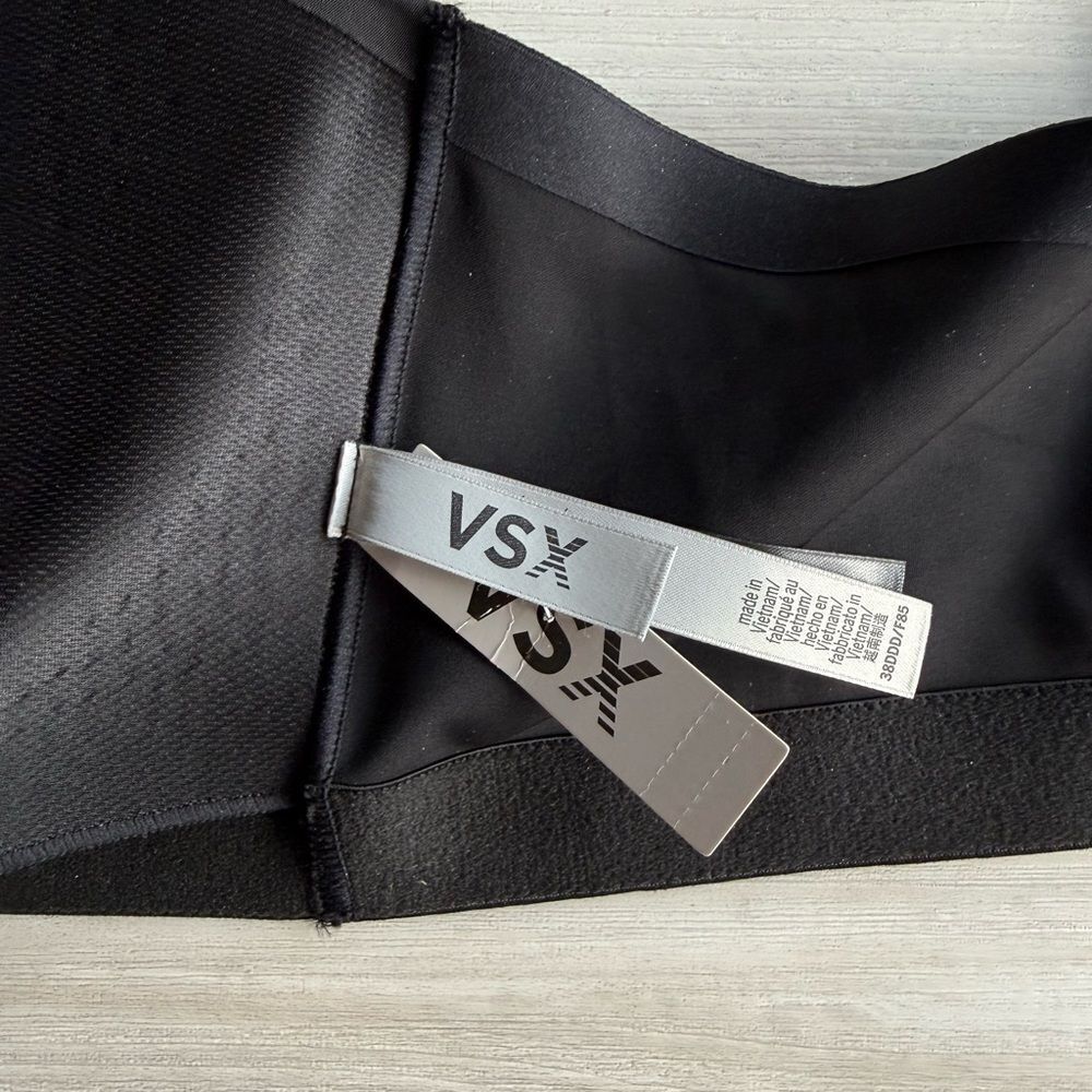Victoria’s Secret VSX Knockout™ Front-Close Sports Bra Black 38DDD NWT - Picture 6 of 12